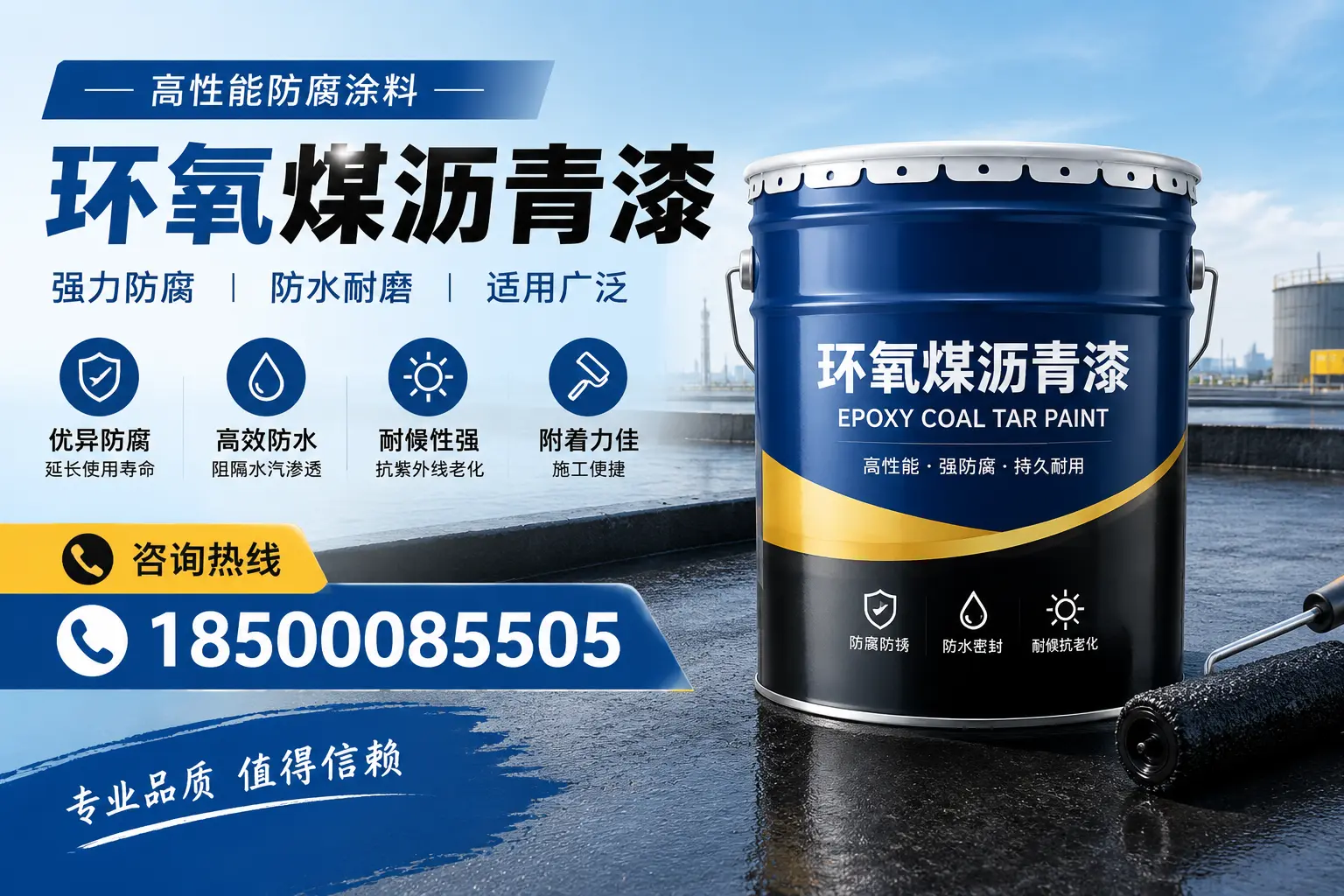 环氧煤沥青漆的主要成分与功能,漳州用户深度了解